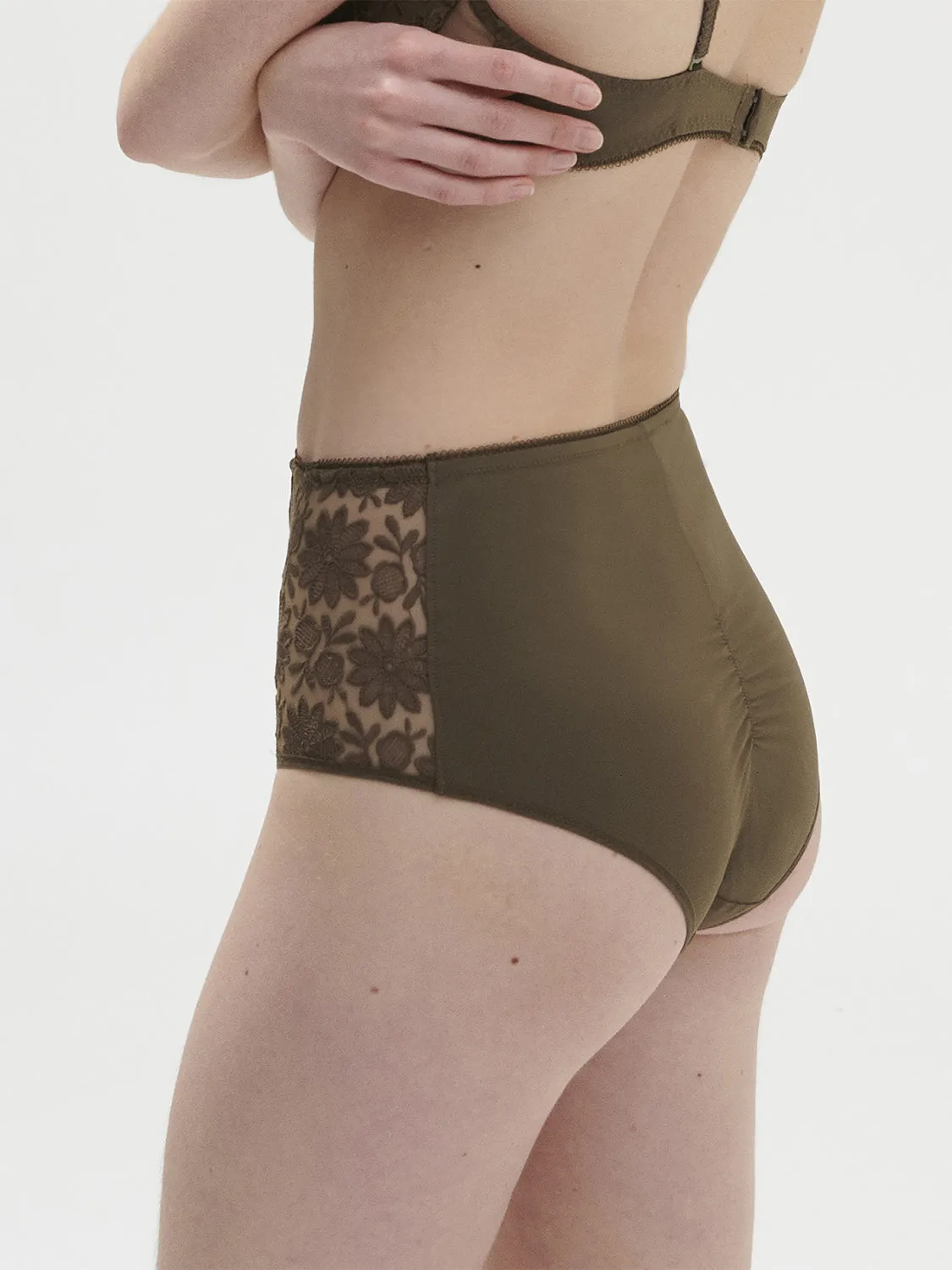 Culotte taille haute - Vert Nomade