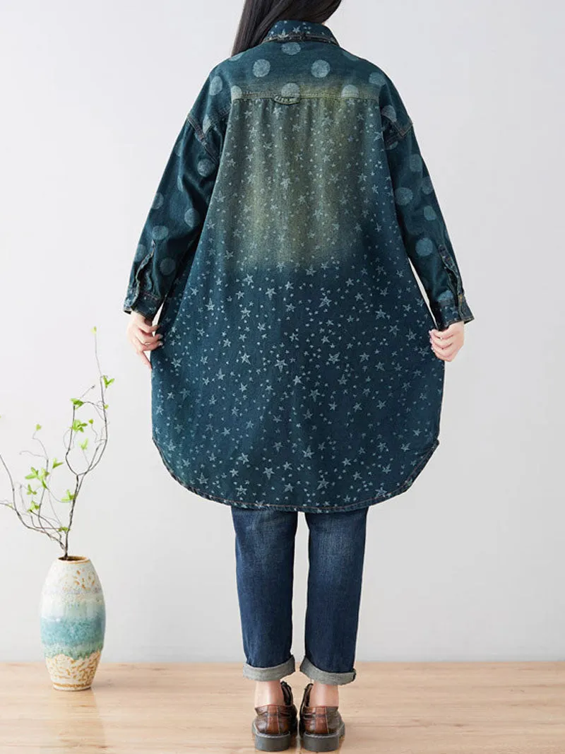 Diamonds In The Sky Shirt Dress