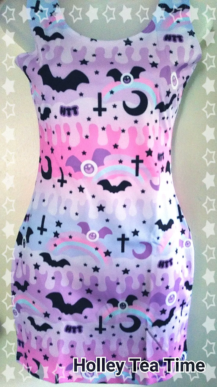 Dripping Sky Bodycon Dress [made to order]