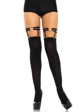 Dual Strap Heart Garters