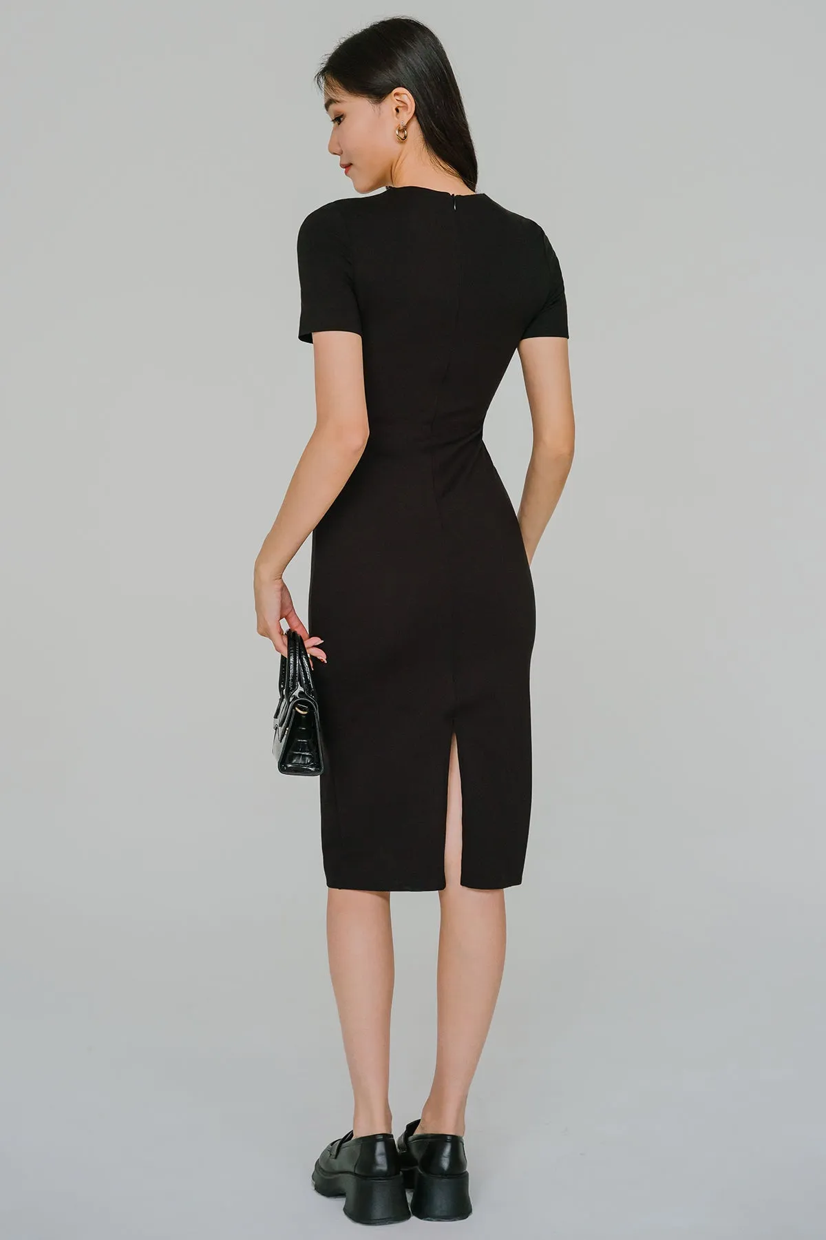 Dynamic Knotted Dress (Black)