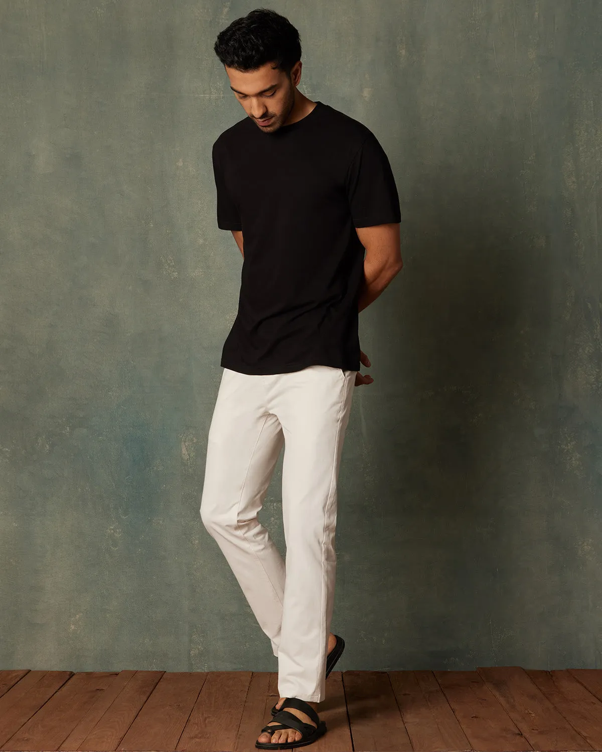 Elevate Everyday Stretch Chinos - White