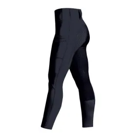 Equetech Crystal Winter Thermal Riding Tights Navy