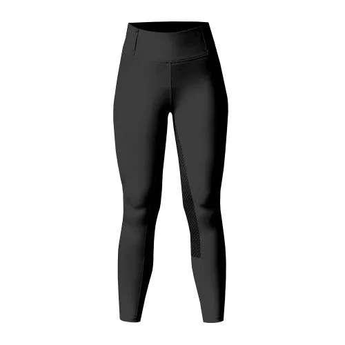 Equitech Luxe Crystal Winter Thermal Riding Tights Black