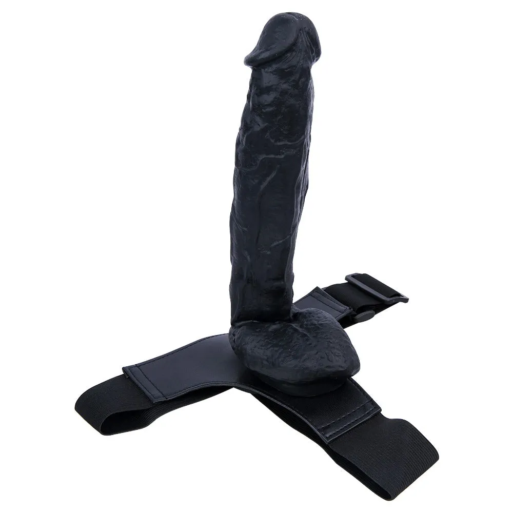 F200 Elasticized Strap-On Harness Kit with 11-inch Realistic Liquid Silicone Big Dildo