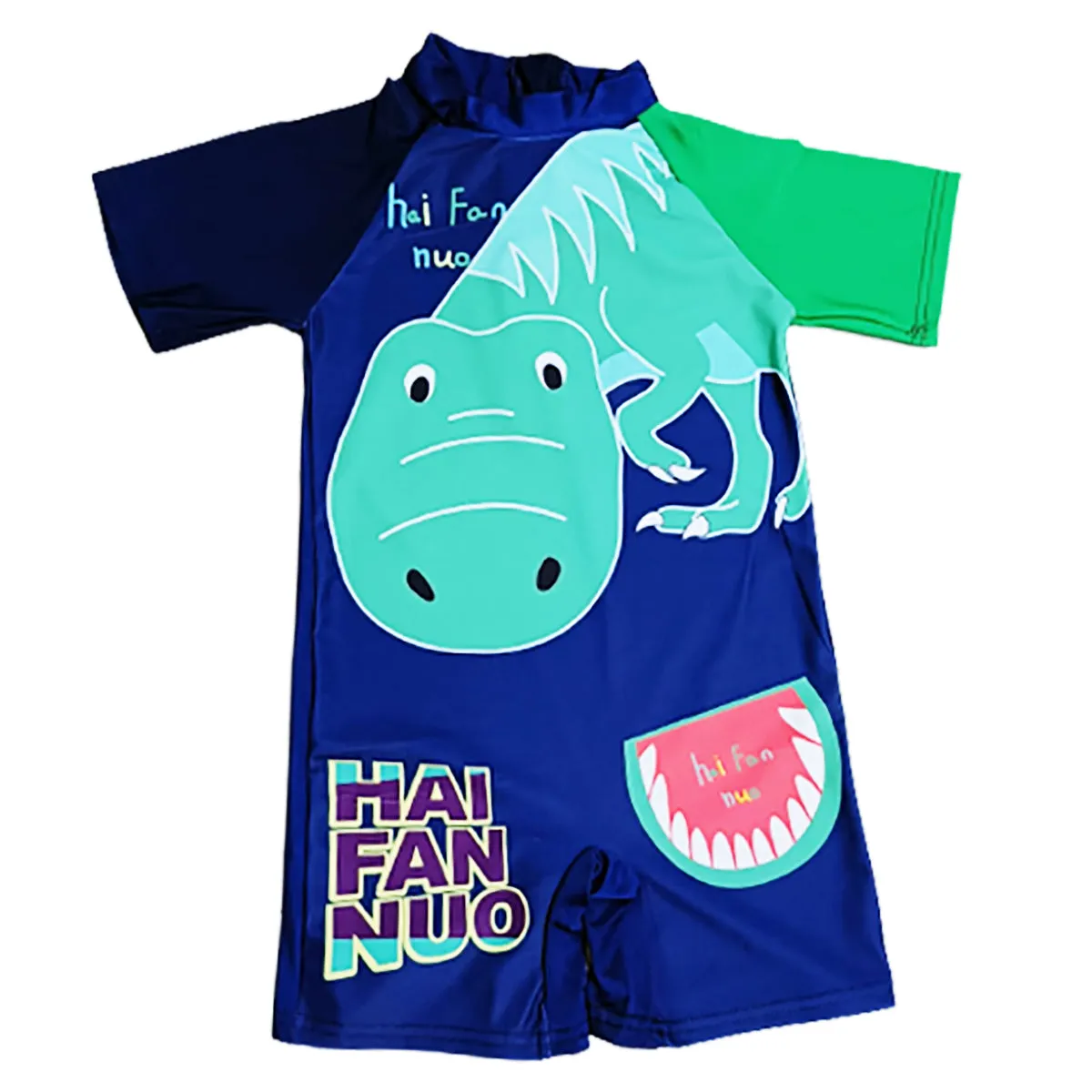 Fancydresswale Dragon Swimsuit half sleeves for kids