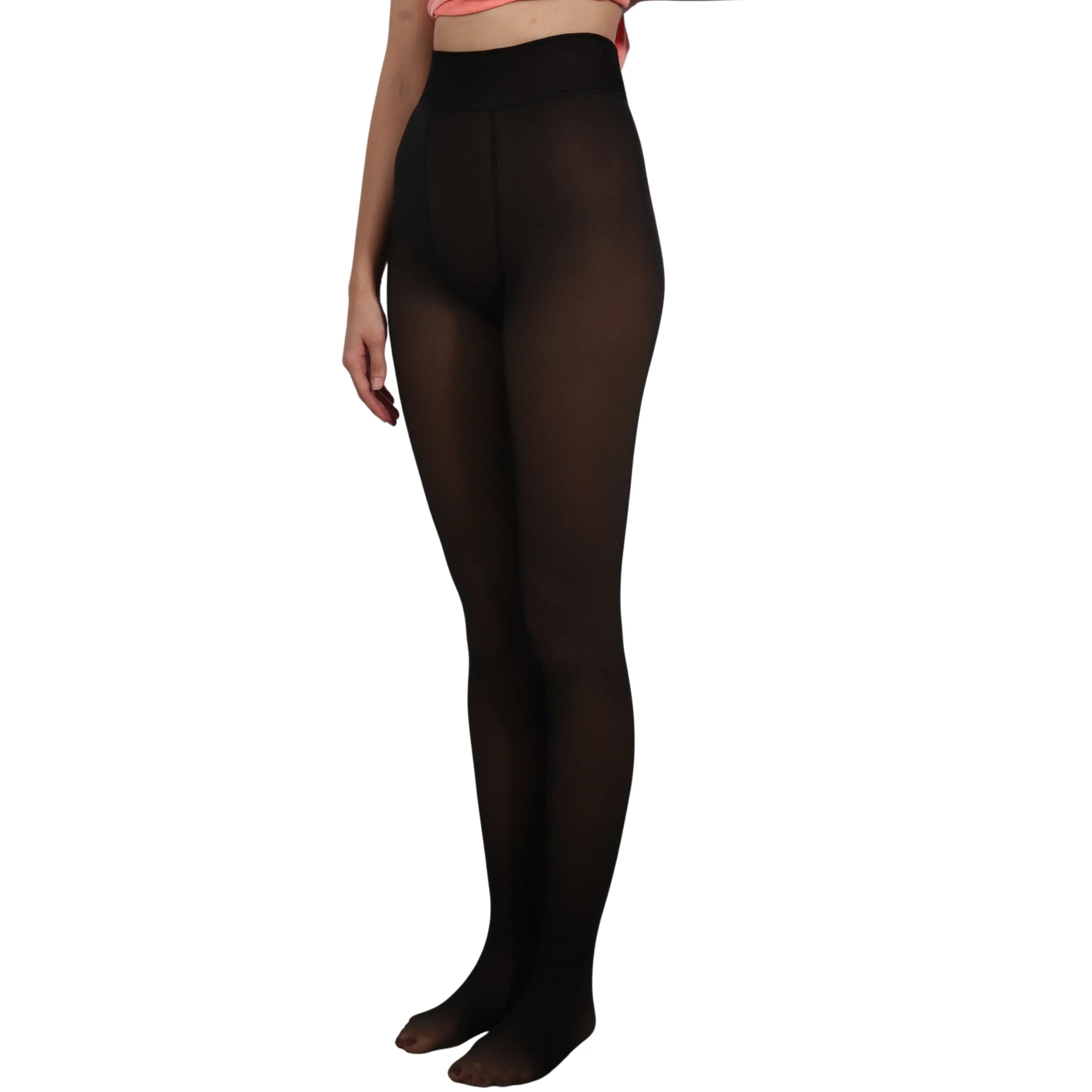 Fleece Lined Tights Thermal Pantyhose