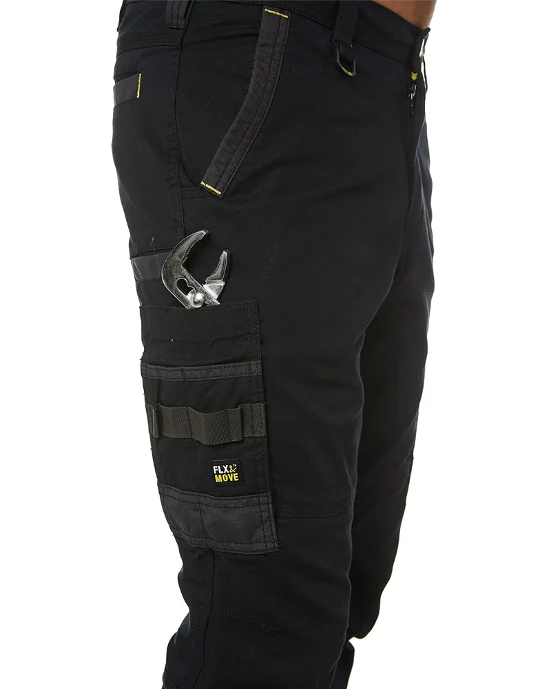 Flex and Move Stretch Cargo Utility Pant - Black