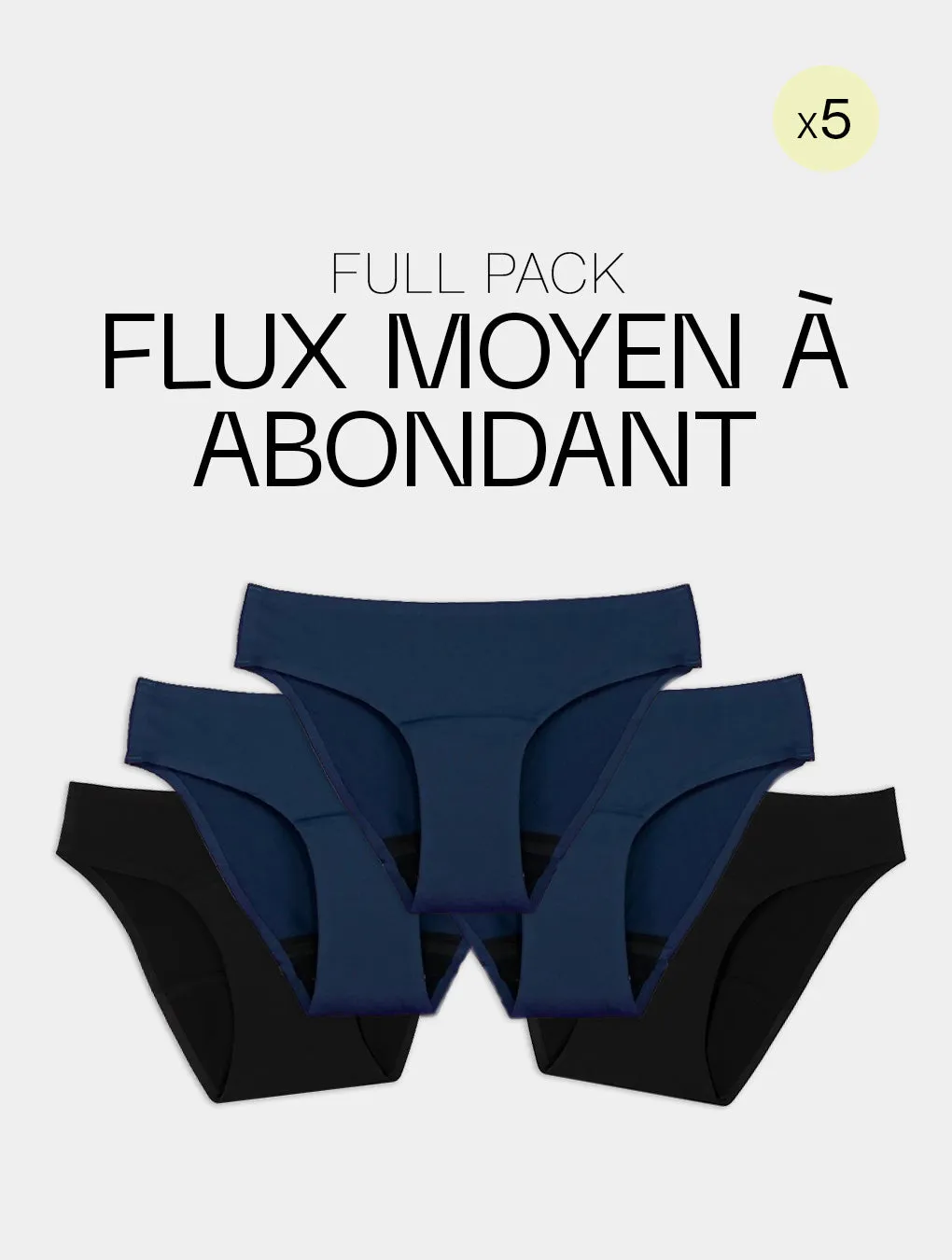 Full pack flux moyen à abondant