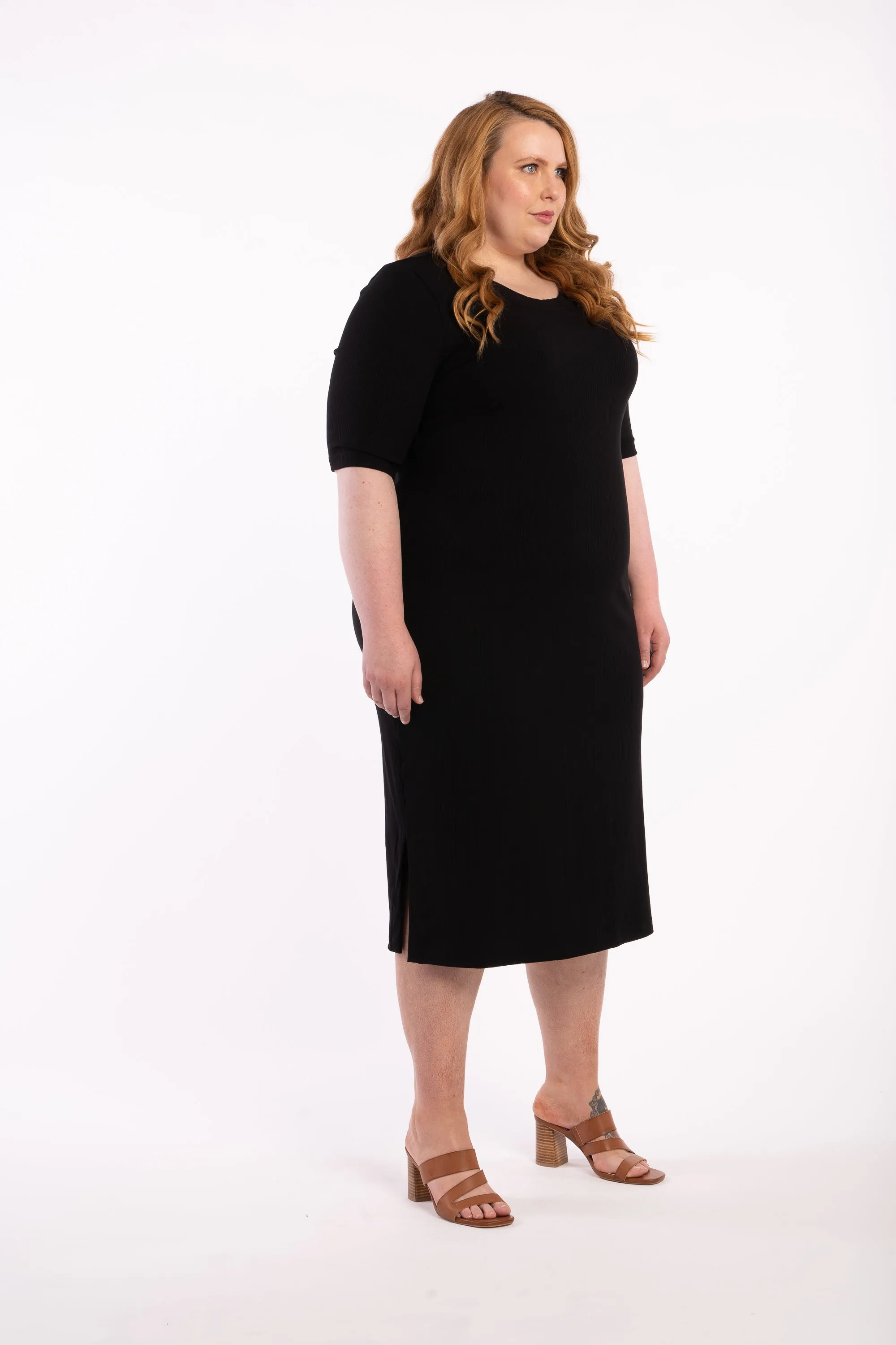 Good As Hell Rib Dress - Black