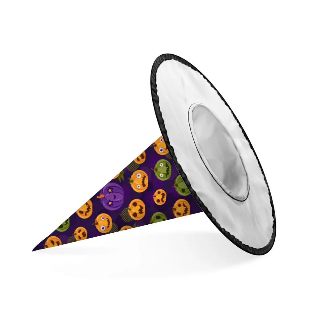 Halloween Witch Hat for Cosplay Parties or Birthday Celebrations-Creepy Pumpkins