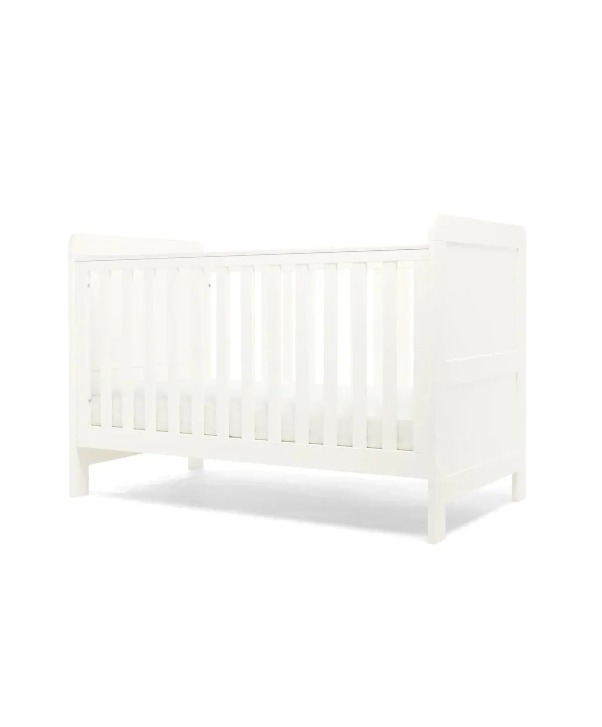 Hampden 5 Piece Set with Cotbed, Dresser Changer, Mattress, Fitted Sheets & Mattress Protector - White (ETA Mid Jan)