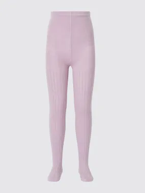 Heattech glitter knit thermal tights