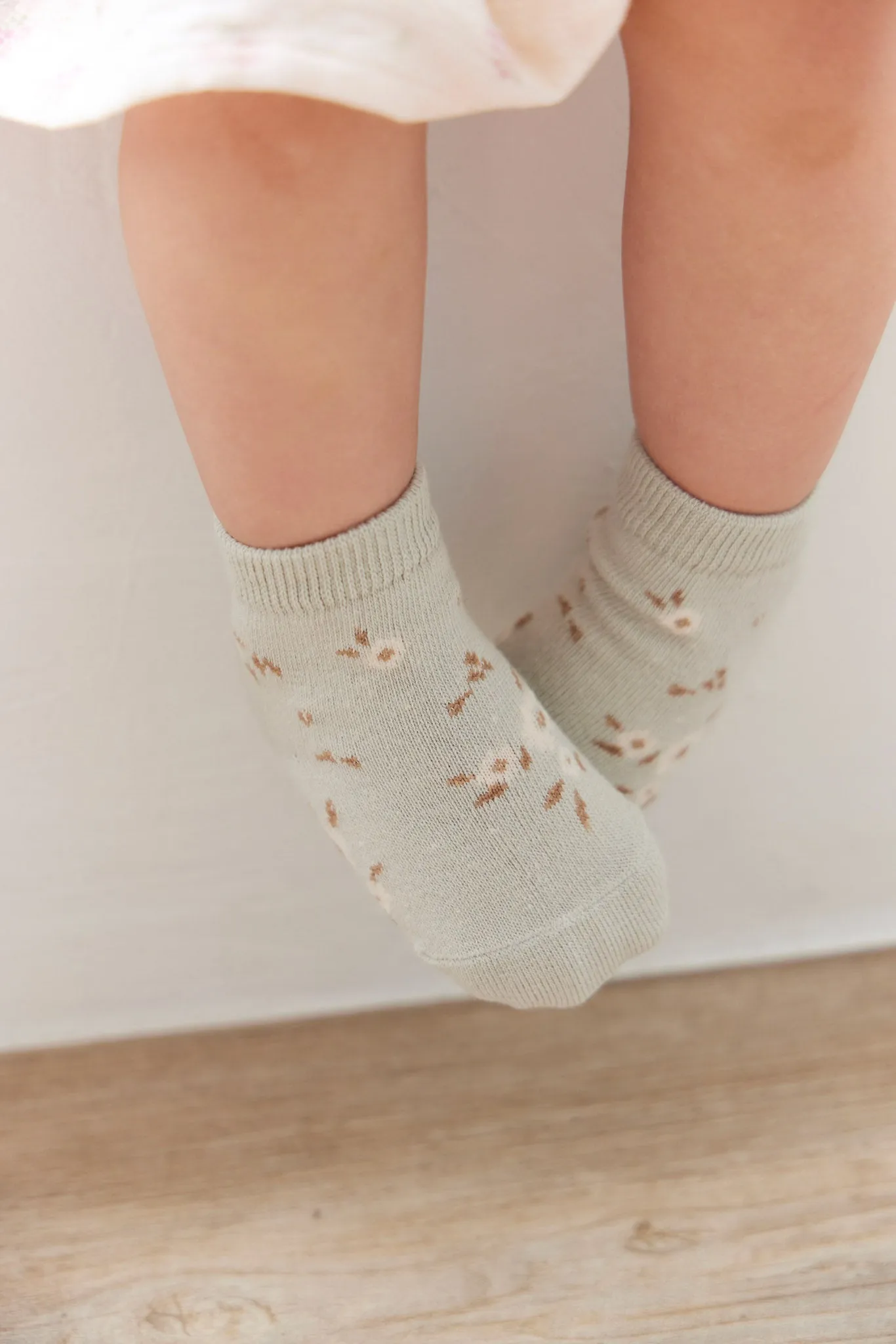 JACQUARD FLORAL SOCK