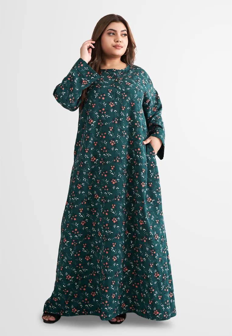 Jaira Raya4All Jubah Dress - Green