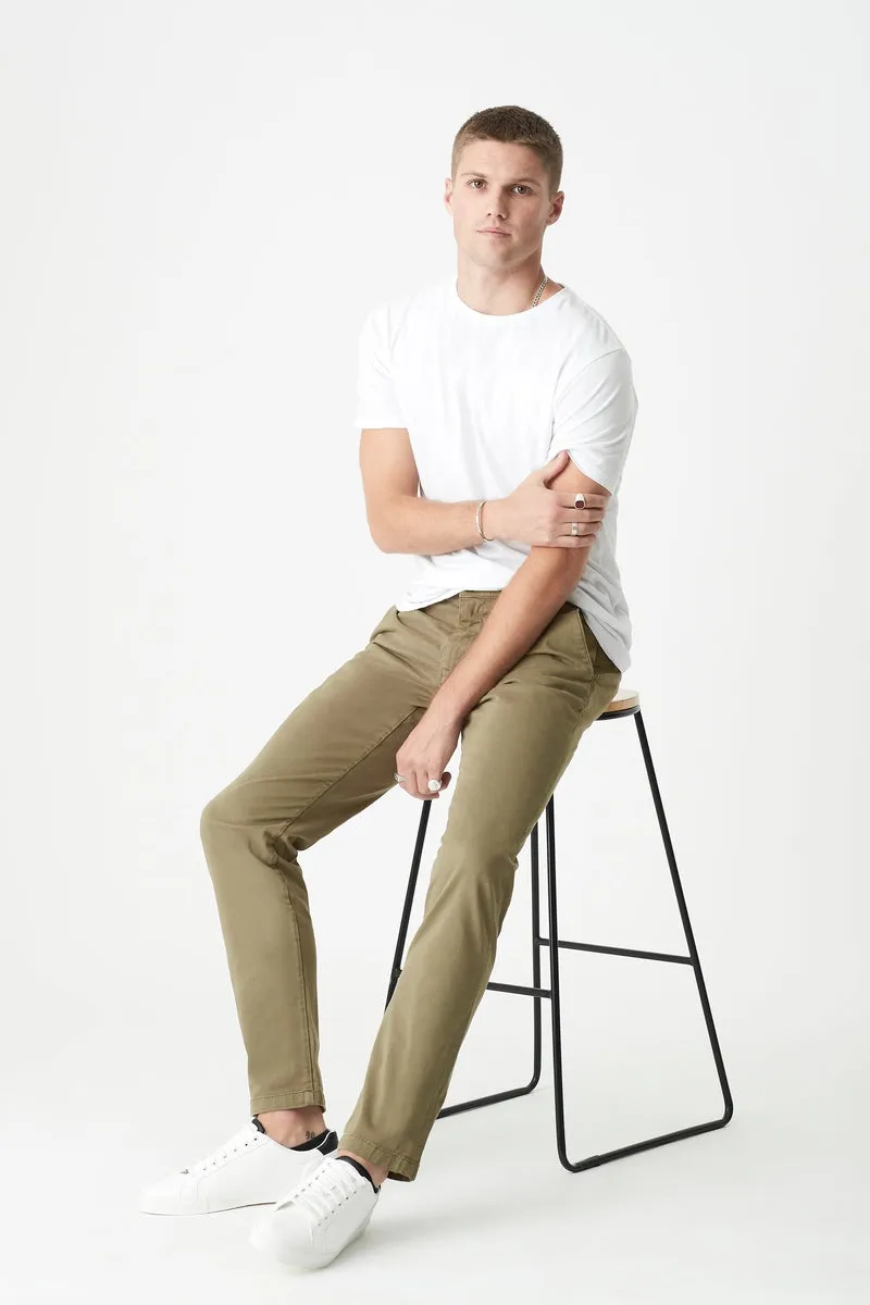 Johnny Chinos - Dusty Olive Twill