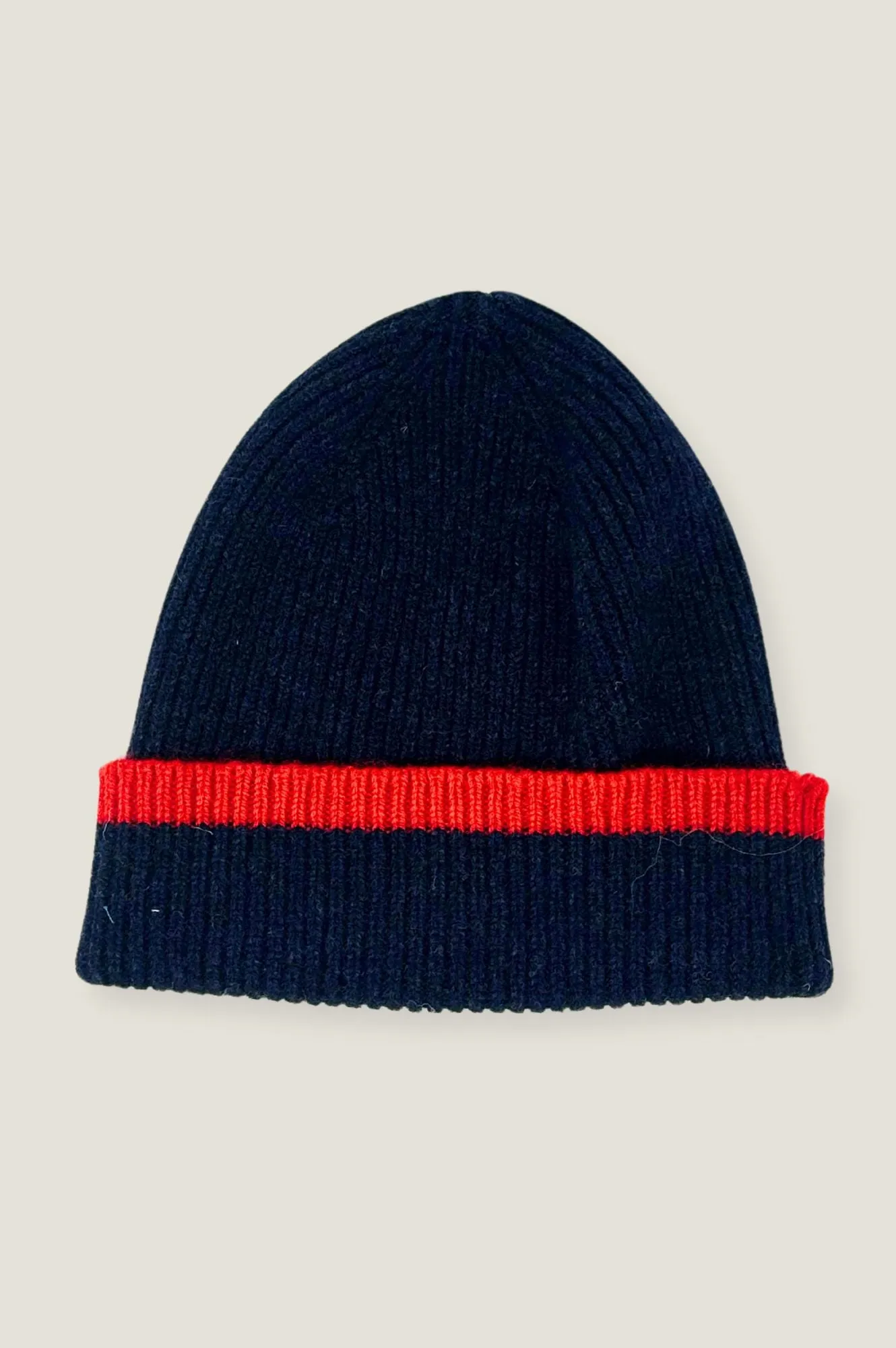 Kew Rib Hat | Navy/Red