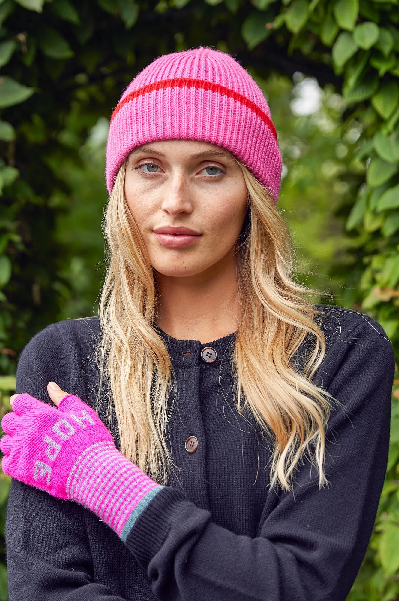 Kew Rib Hat | Pink/Red