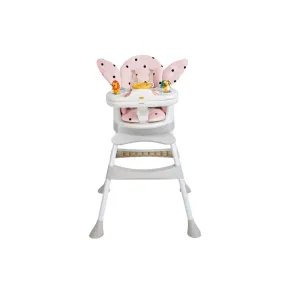 Little Angel 5-In-1 Pink Baby Activity Center High Chair