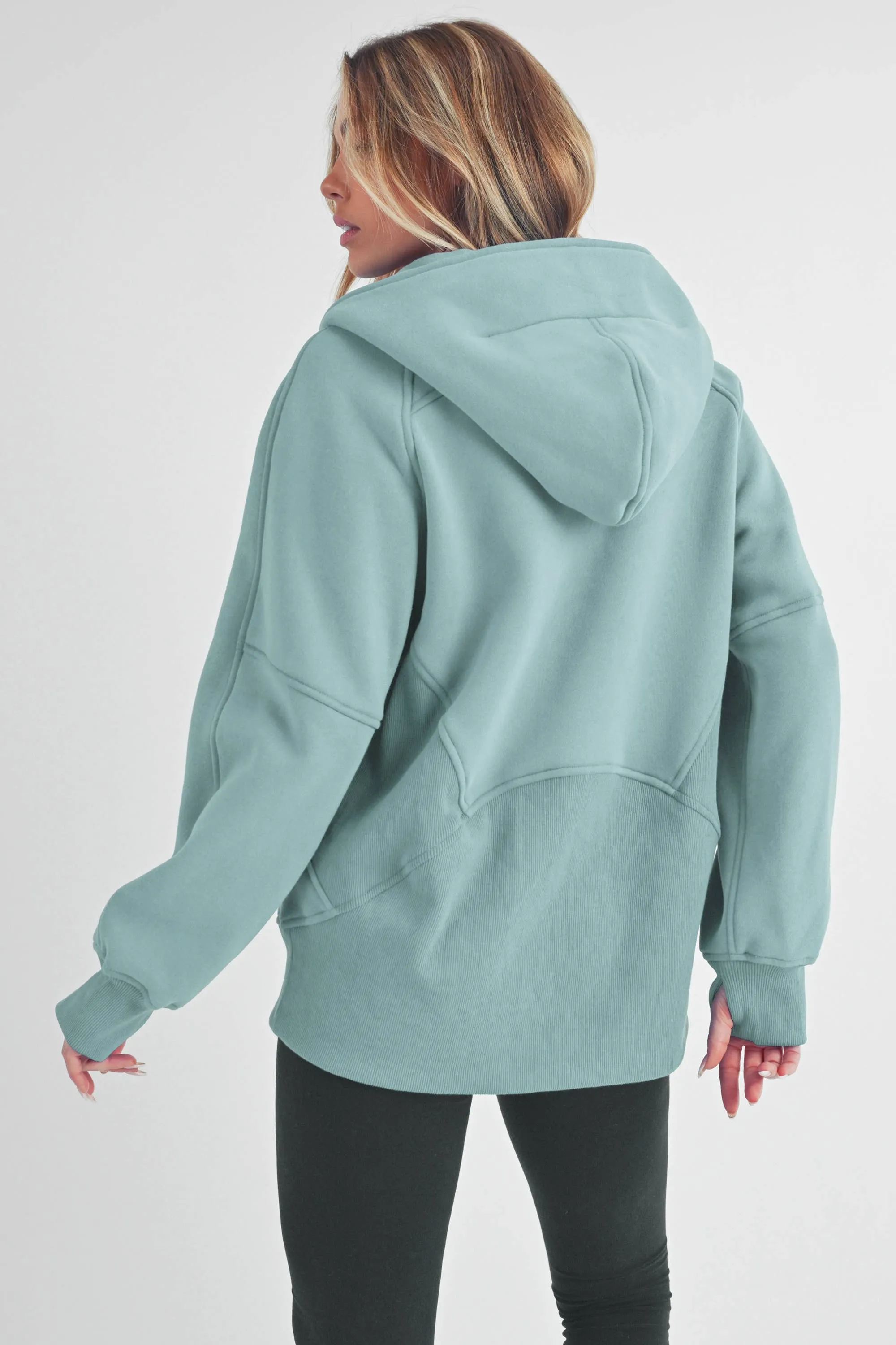 Long Drea Half-Zip Hoodie