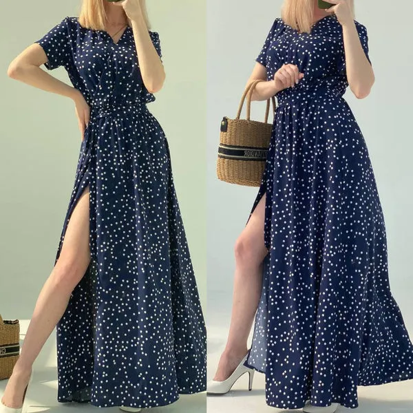 Loose Cut Long Dress Women's Fashion 2022