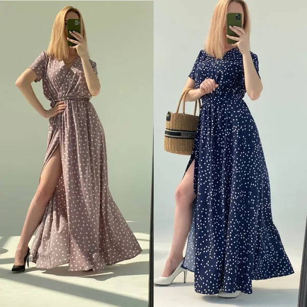 Loose Cut Long Dress Women's Fashion 2022