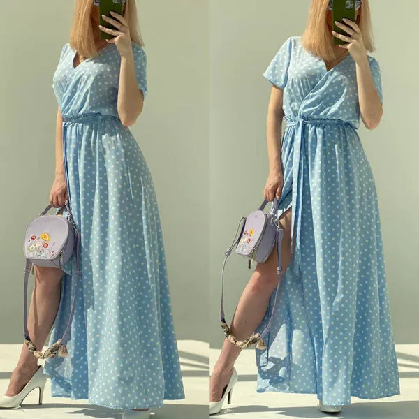 Loose Cut Long Dress Women's Fashion 2022