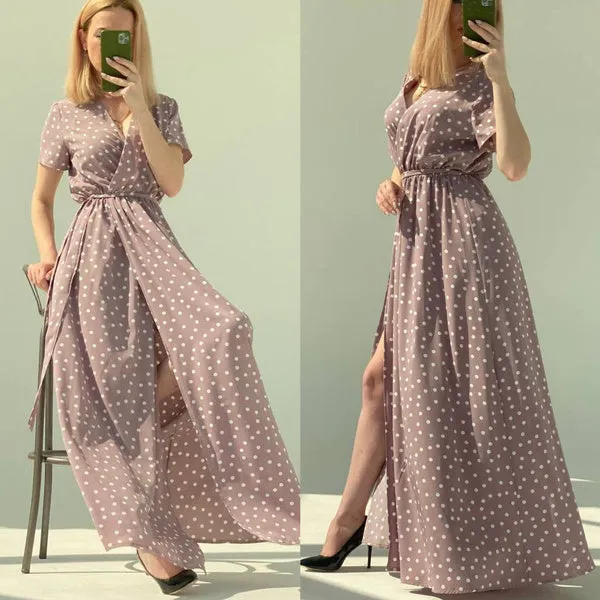 Loose Cut Long Dress Women's Fashion 2022