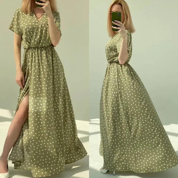 Loose Cut Long Dress Women's Fashion 2022