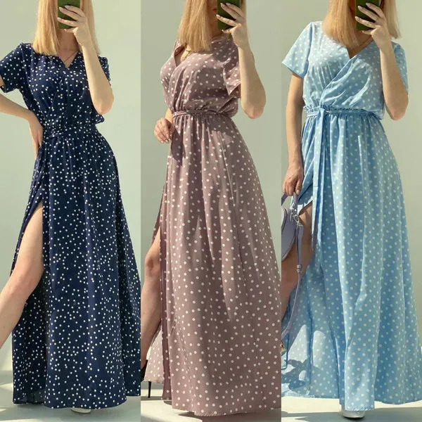 Loose Cut Long Dress Women's Fashion 2022