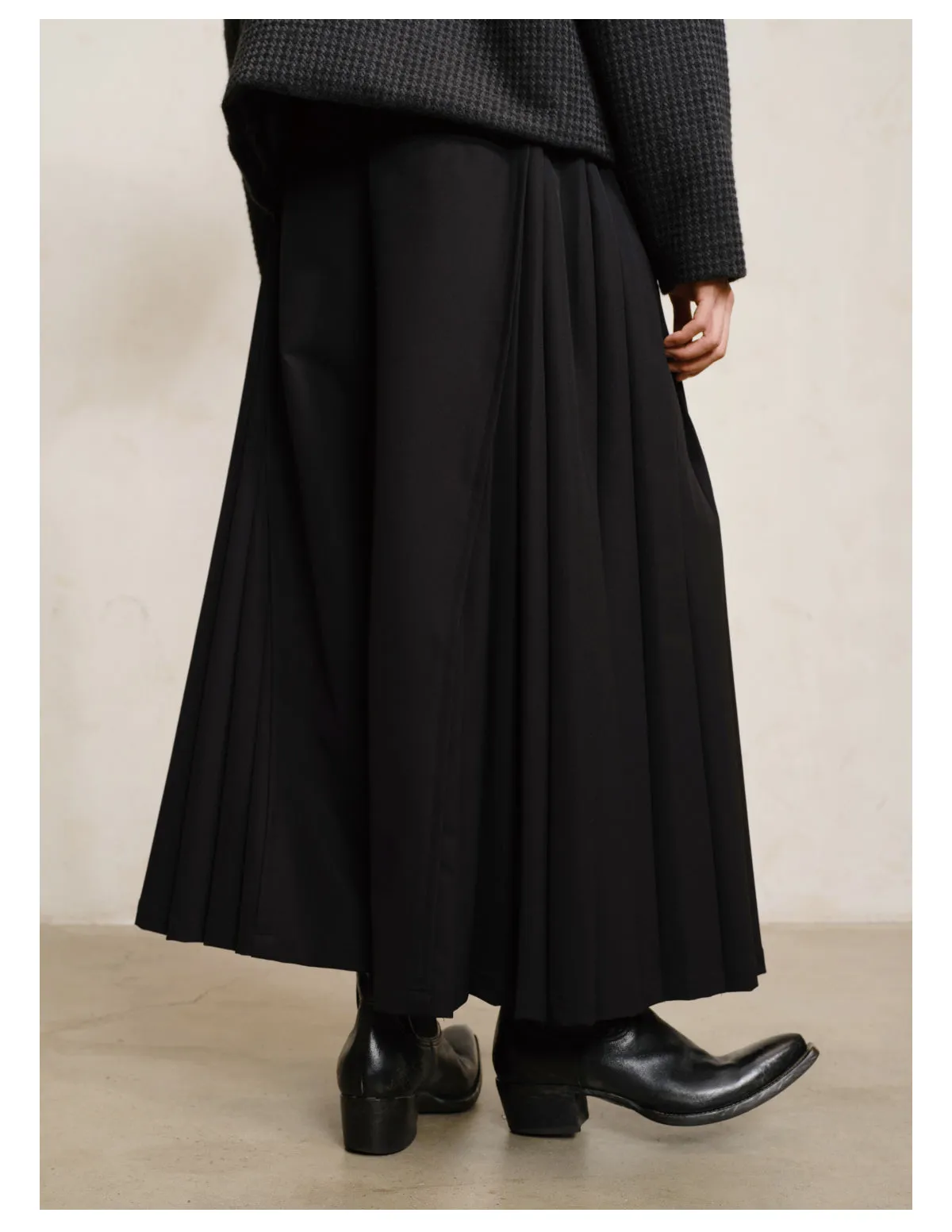 Loose Silhouette Culottes Pants