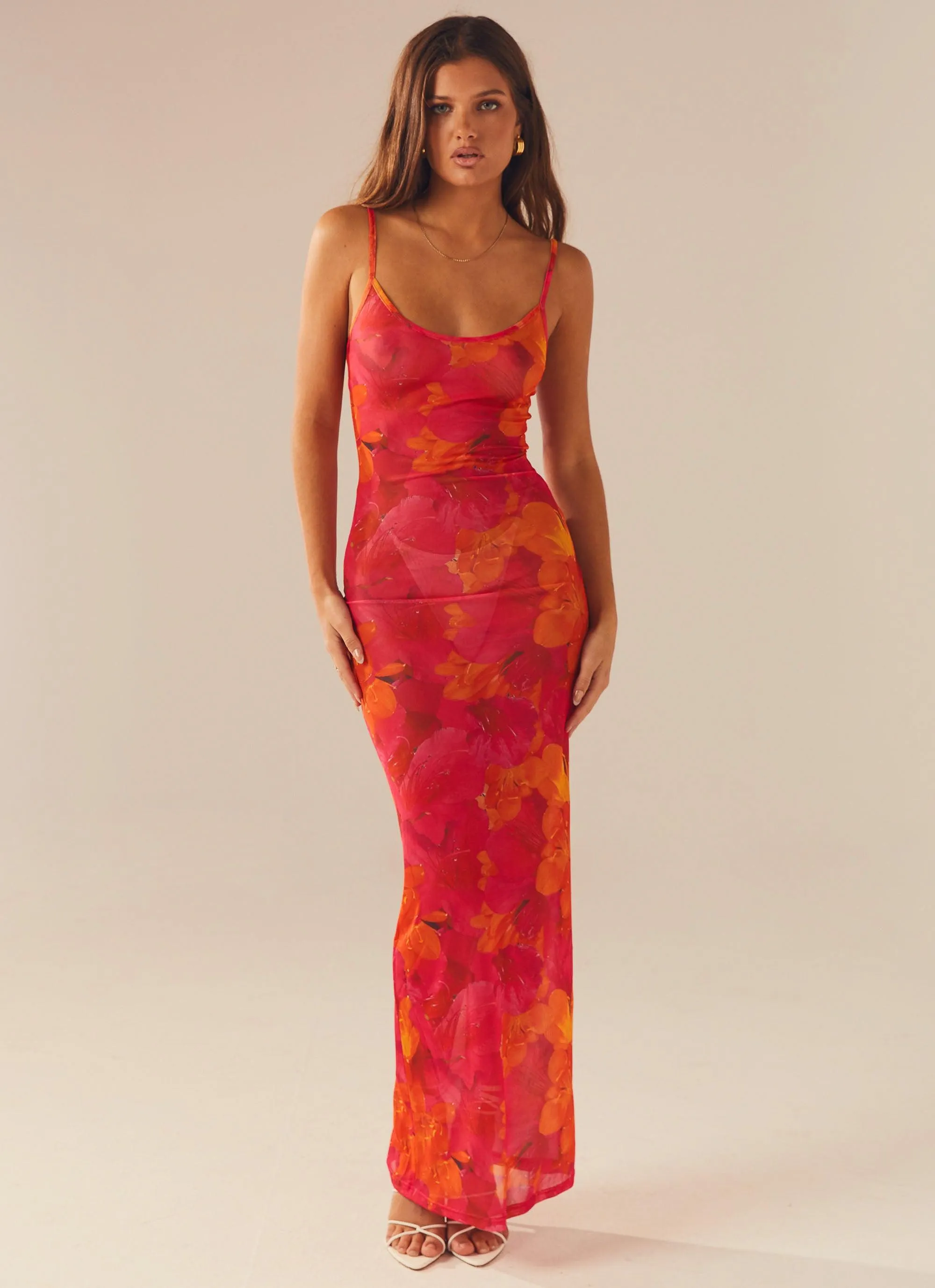 Love On The Run Maxi Dress - Floral Sun