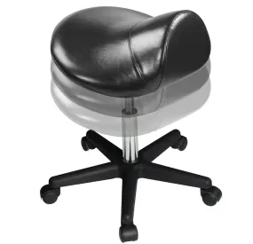 Master Massage Ergonomic Swivel Saddle Stool, Posture Chair with a Durable Pneumatic Hydraulic Lift