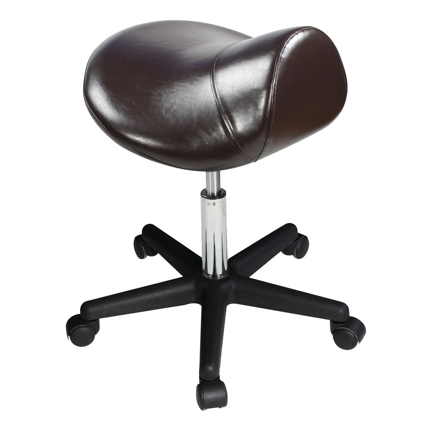 Master Massage Ergonomic Swivel Saddle Stool, Posture Chair with a Durable Pneumatic Hydraulic Lift