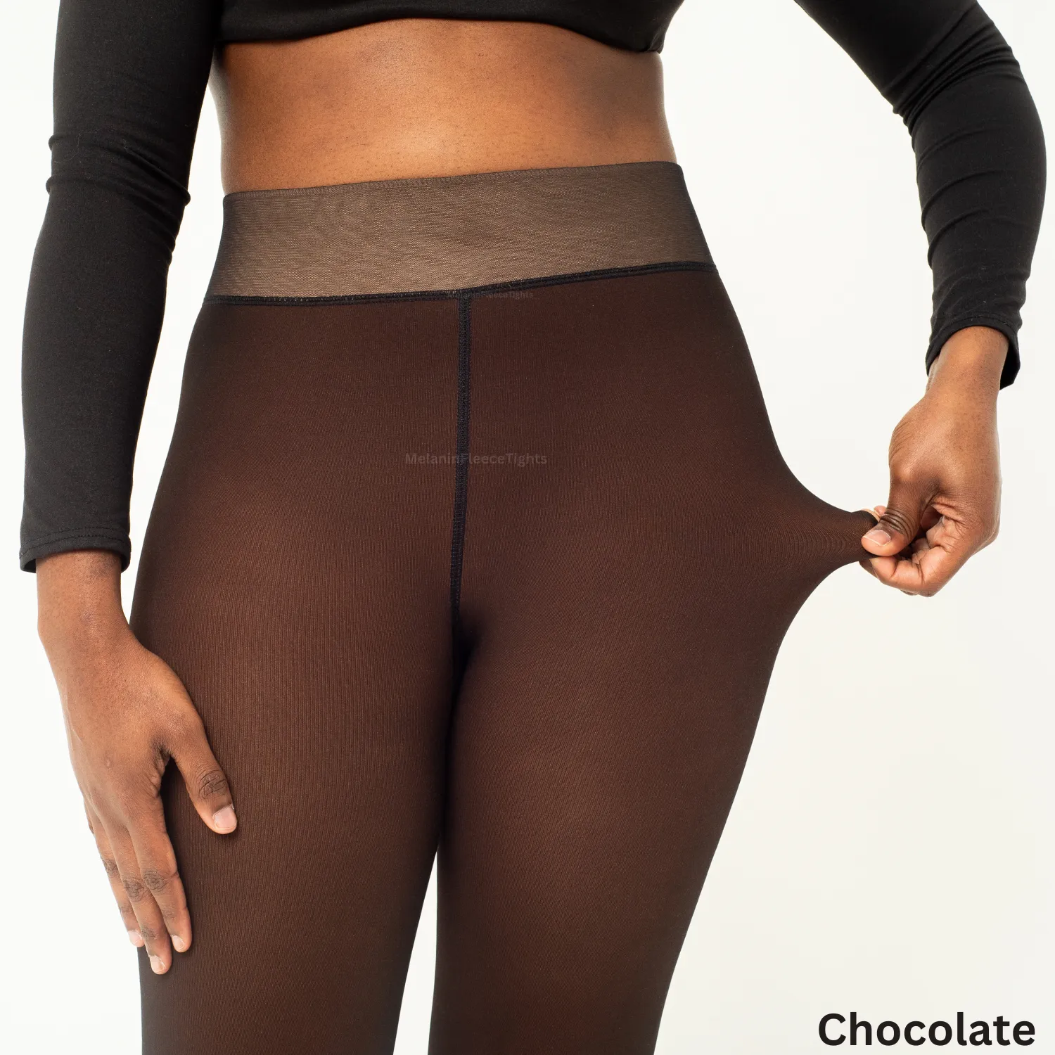 Melanin Fleece Tights™ - Sheer Tone Effect