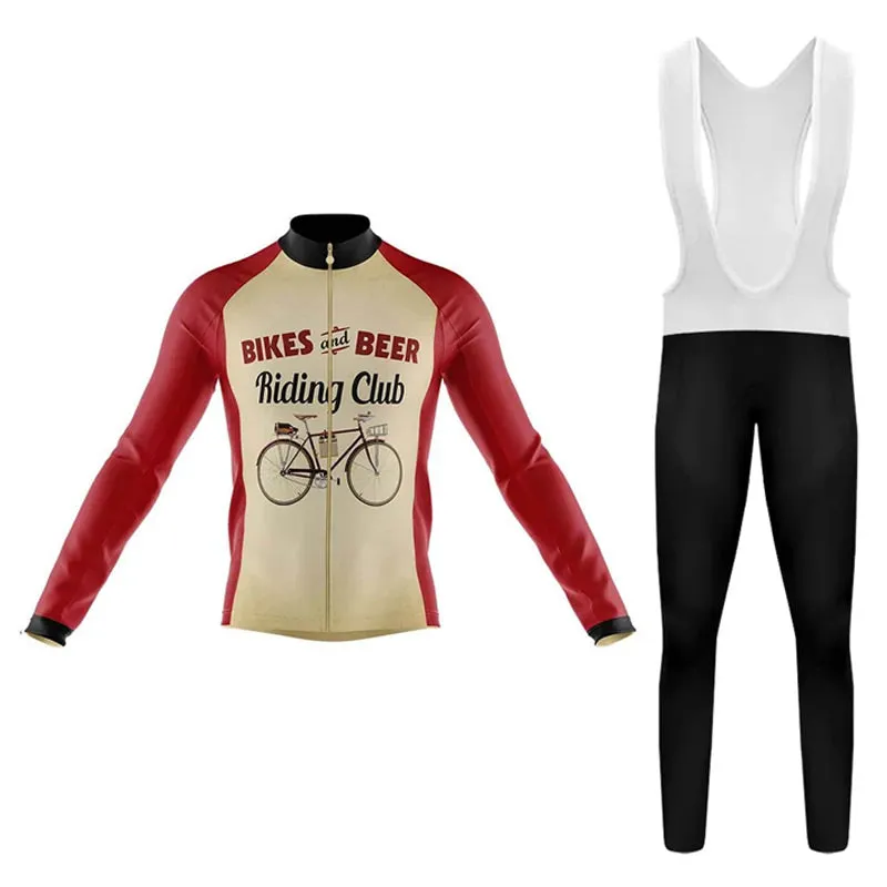 Men Cycling Long Set Uniform STY-18