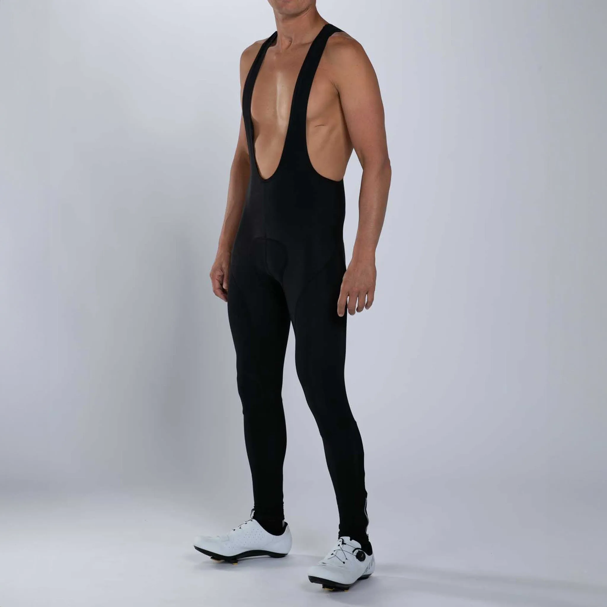 Mens Elite Cycle Thermo Bib Tight - Black