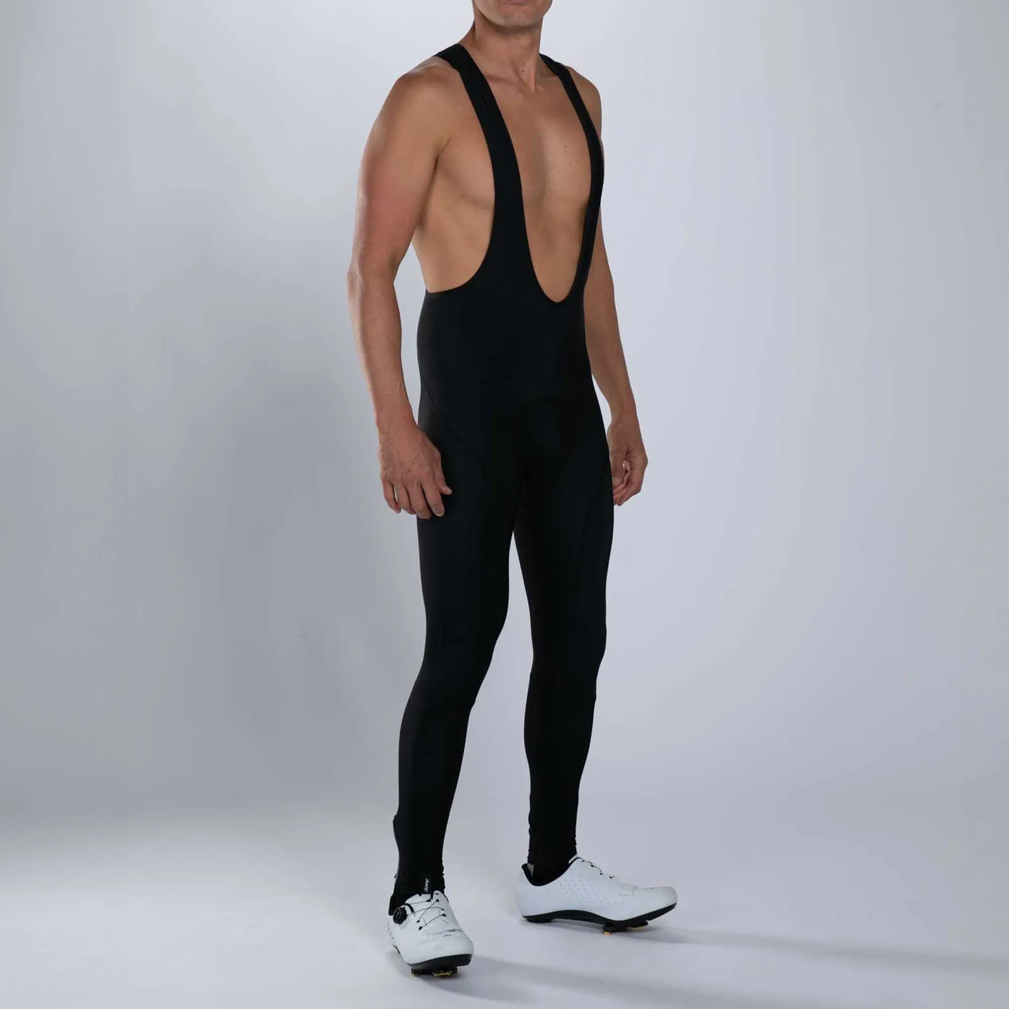 Mens Elite Cycle Thermo Bib Tight - Black