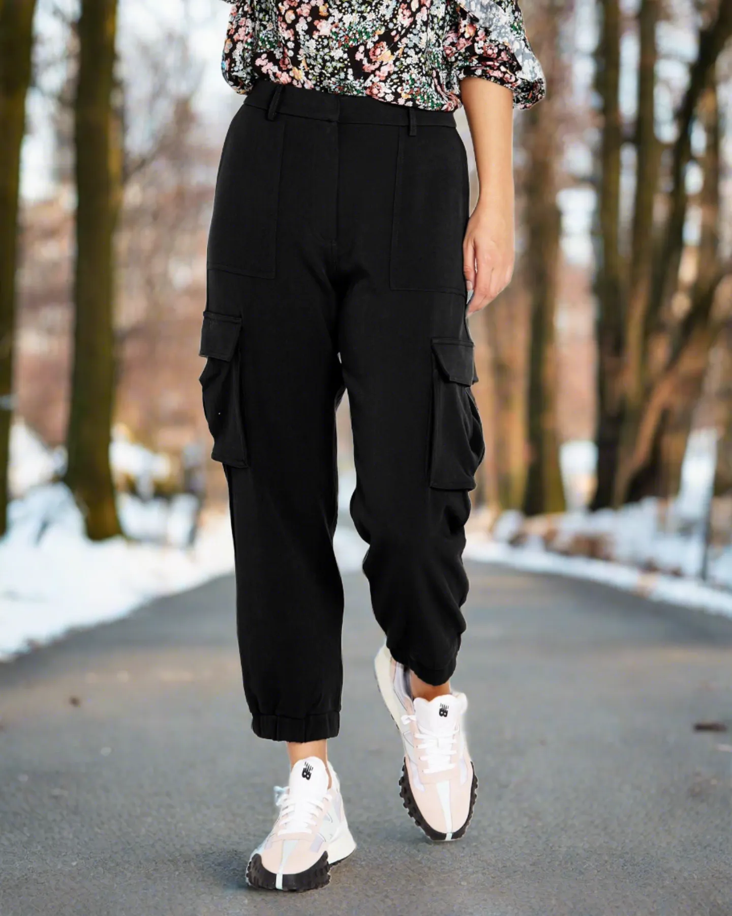 Mischa Cargo Jogger - Black