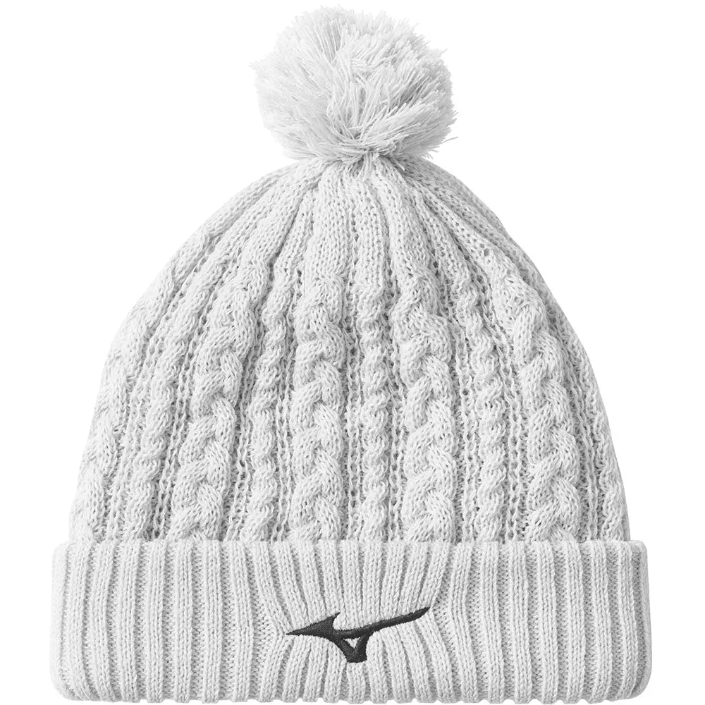 Mizuno Knit Bobble Hat - Grey