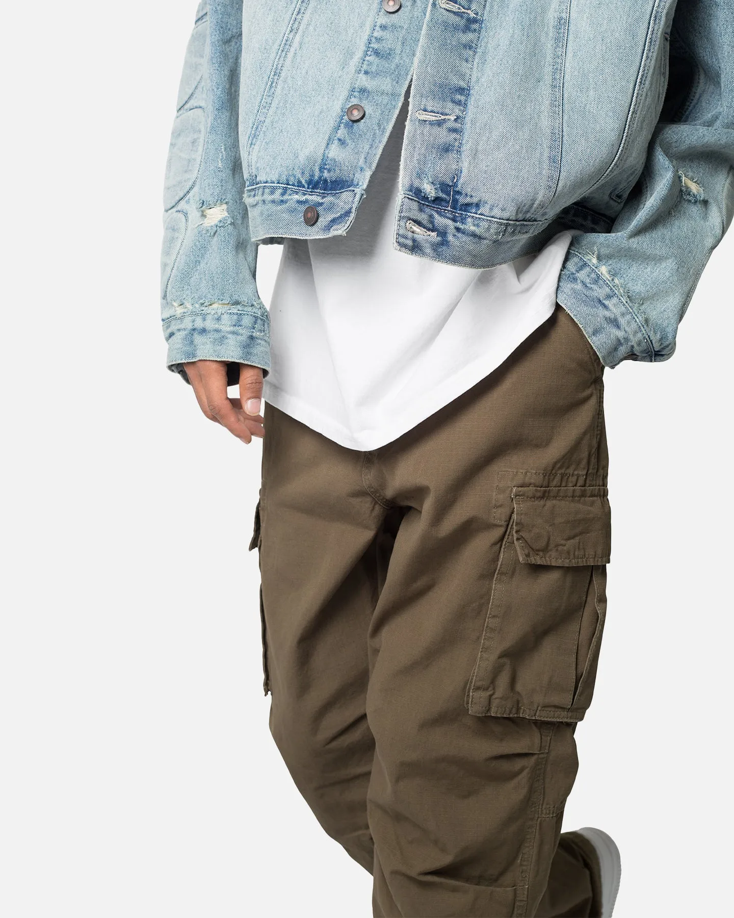 MNML Ultra Baggy Vintage Cargo Pants Olive