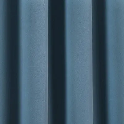 New - Set of 2 (84"x52") Insulated Grommet Blackout Window Curtain Panels Dusty Blue - Lush Décor