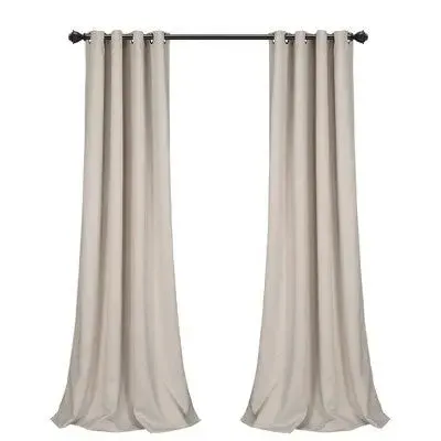 New - Set of 2 (95"x52") Grommet Top Insulated Blackout Curtain Panels - Lush Décor