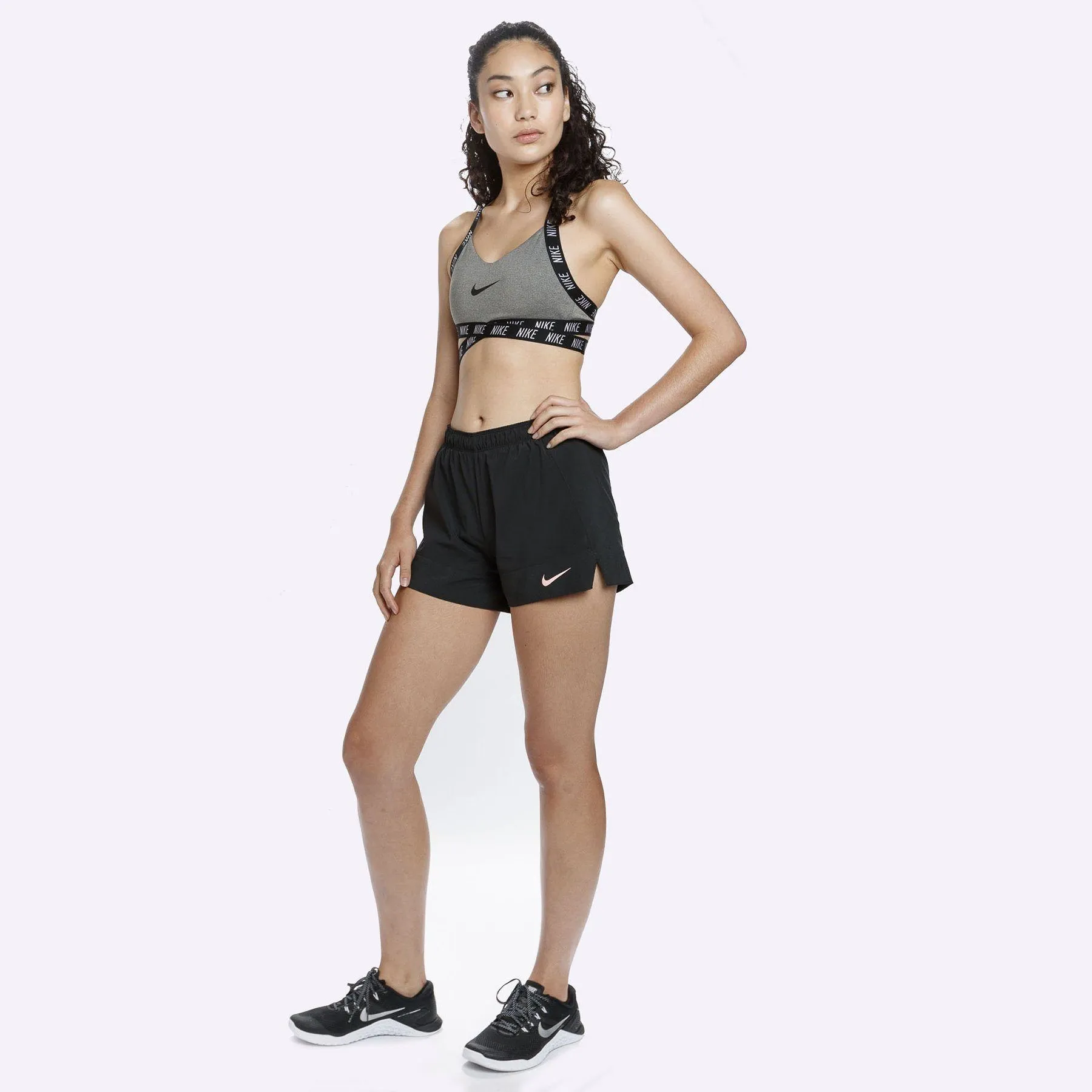 Nike Flex - Women's Training Shorts - Black/Storm Pink