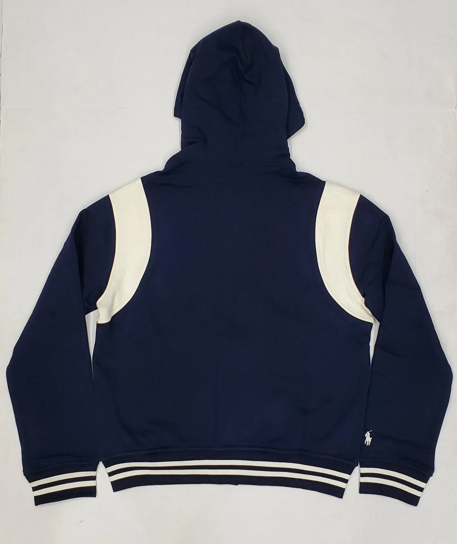 Nwt Polo Big & Tall Navy Blue  ‘R’ 1967 Hooded Baseball Jacket