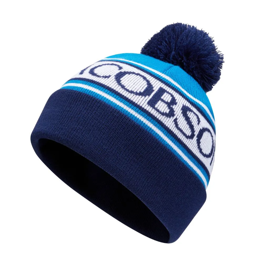 Oscar Jacobson Gillies Golf Bobble Hat 2024 - Cobalt/Navy