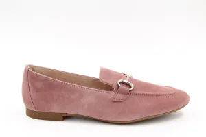 PAUL GREEN Old Rose Suede Leather Loafer 2596