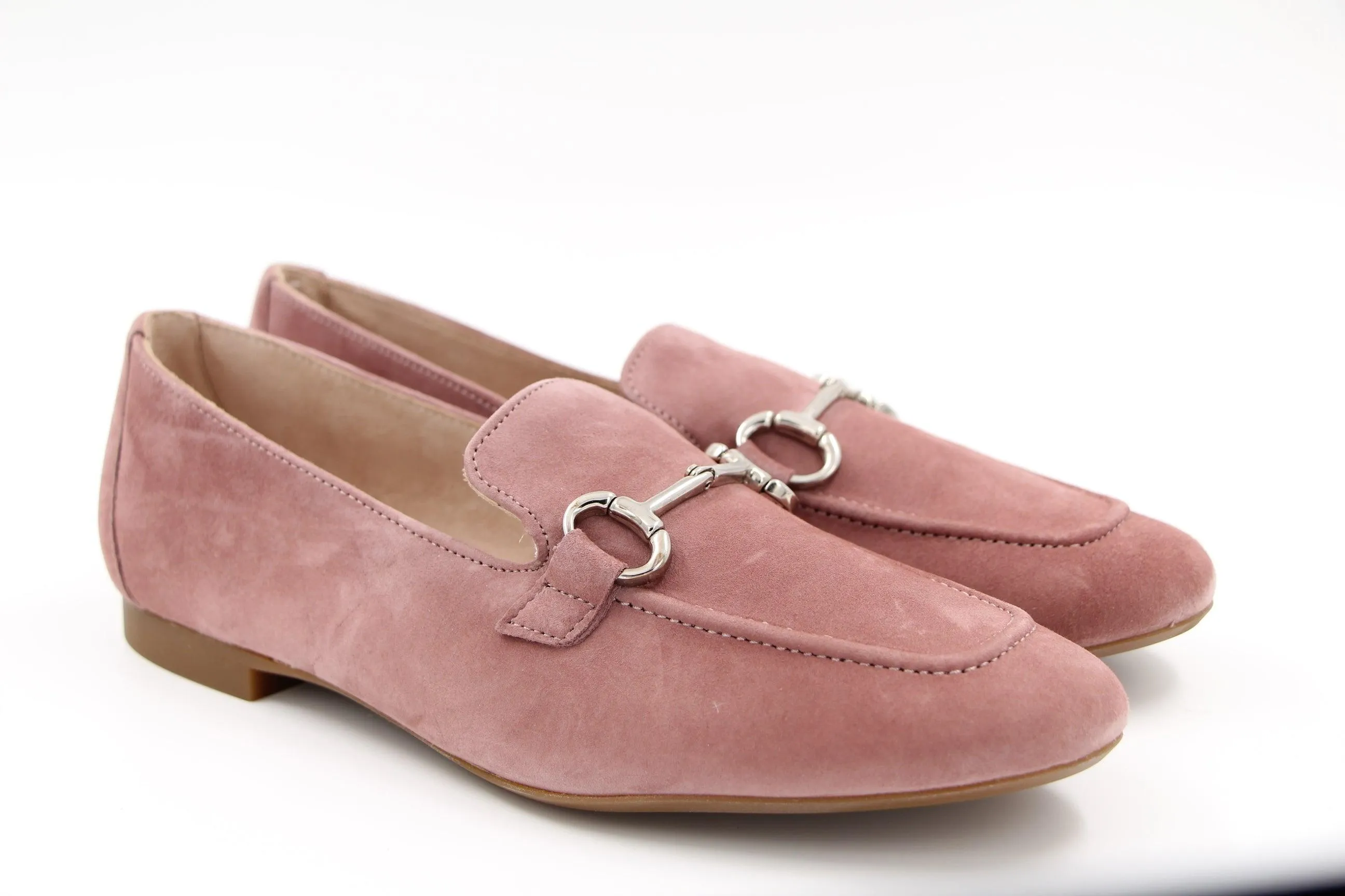 PAUL GREEN Old Rose Suede Leather Loafer 2596