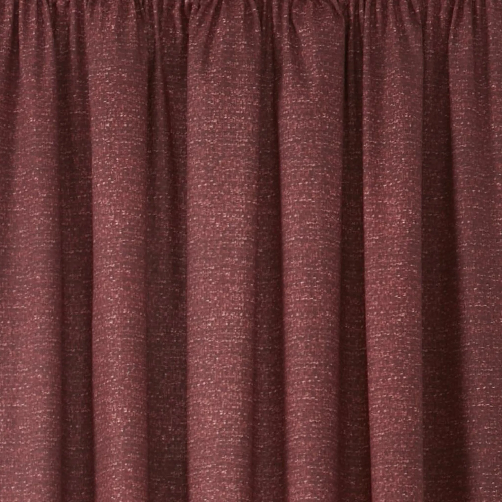 Pembrey Pair of Super Thermal Pencil Pleat Curtains in Red