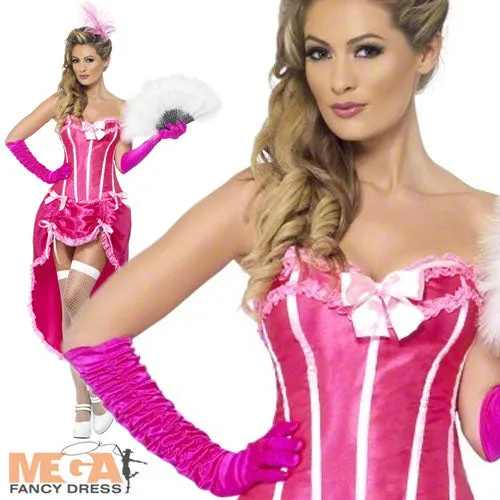 Pink Burlesque Dancer Fancy Dress Burlesque Fancy Dress